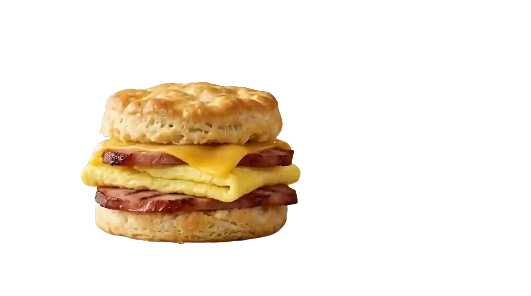 Biscuit Sandwich with Ham