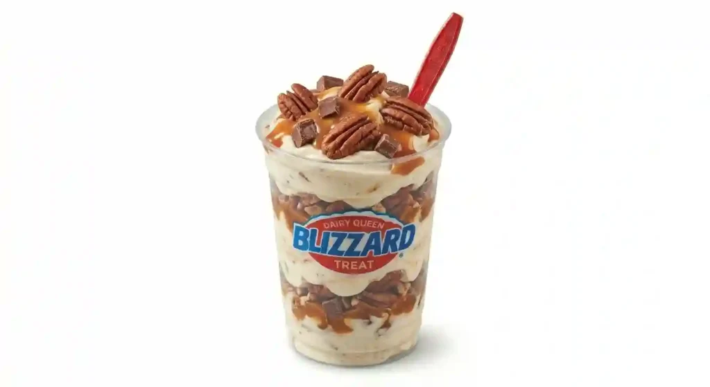Turtle Pecan Cluster Blizzard