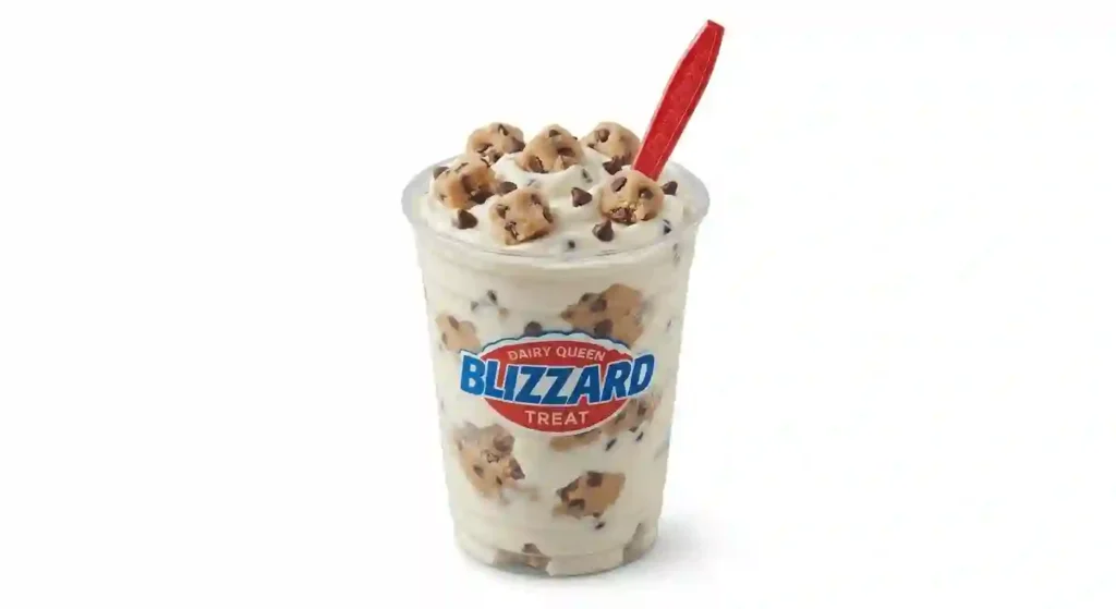 Chocolate Chip Cookie Dough Blizzard