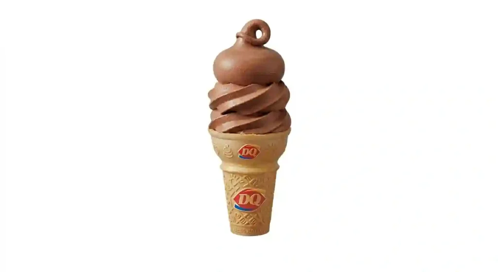 Chocolate Soft Serve Cone
