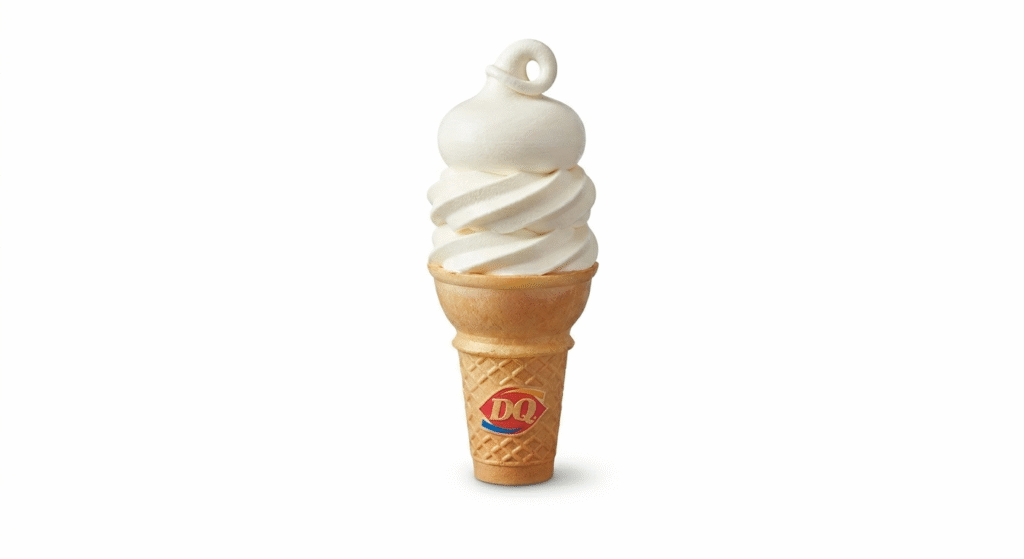 Vanilla Soft Serve Cone