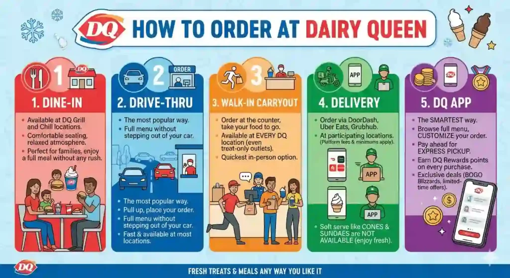 Dairy Queen Menu with prices